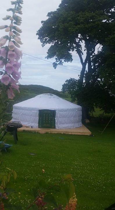 The Yurt Hotel Isle of Gigha Eksteriør billede